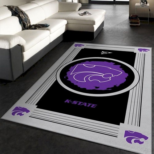 Kansas State Wildcats Ncaa Team Logo Nice Gift Rectangle Ar  Chussin | Home Decor Easily