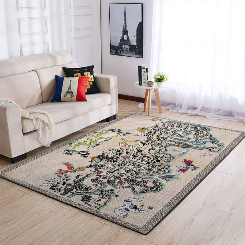 Kanto And Johto Regions Map Pokemon Area Rug - Chussin | Home Decor Easily