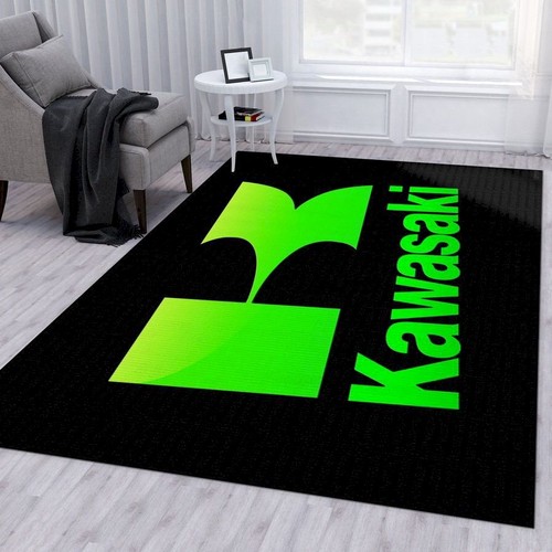 Kawasaki Hd Logo Area Rug For Christmas Rug Us Chussin | Home Decor Easily