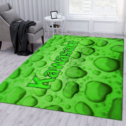 Kawasaki Hd Logo V1 Area Rug For Christmas Bedroom Rug Christmas Gift  Chussin | Home Decor Easily