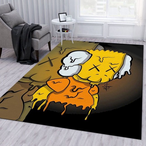 Kaws Bart Fashion Brand Area Rug For Christmas Rug De  Chussin | Home Decor Easily