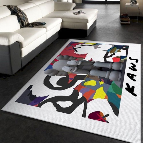 Kaws Rug Fashion Brand Rug Christmas Gift Us Area Rug  Chussin | Home Decor Easily