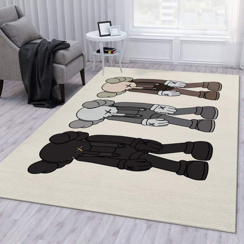 Kaws Small Lie Set Area Rug - | Home Decor Easily