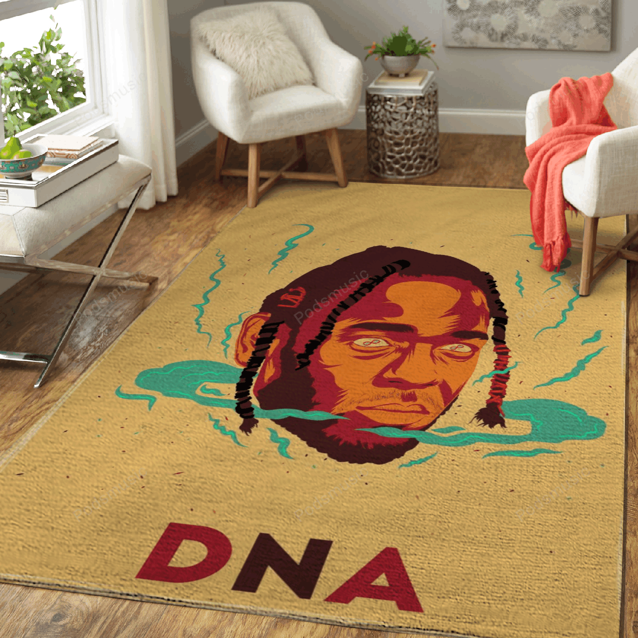 Kendrick Lamar Dna Music Art For Fans Area  Chussin | Home Decor Easily