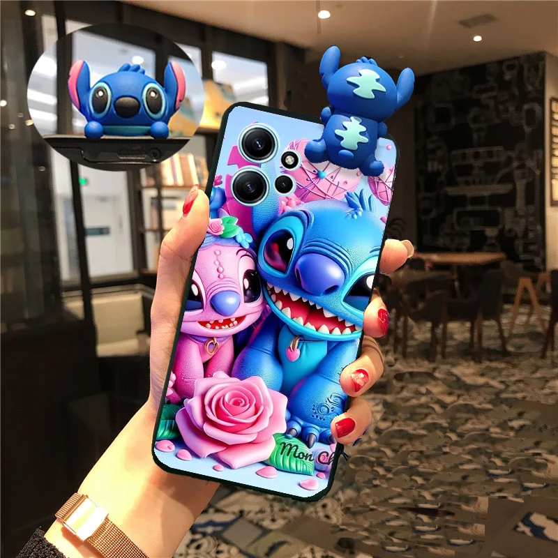Stitch 3D Angel Cartoon Cute Phone Case