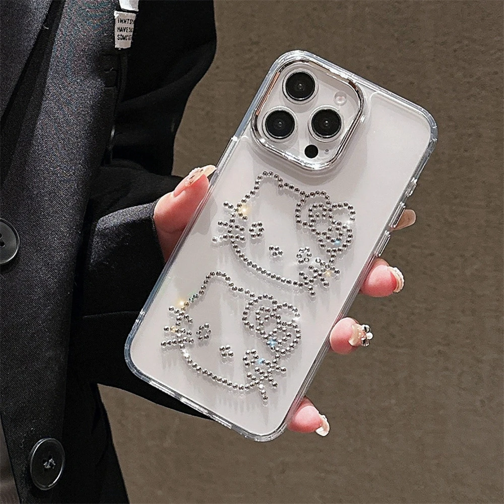 Luxury with Diamonds Hello Kitty Phone Case