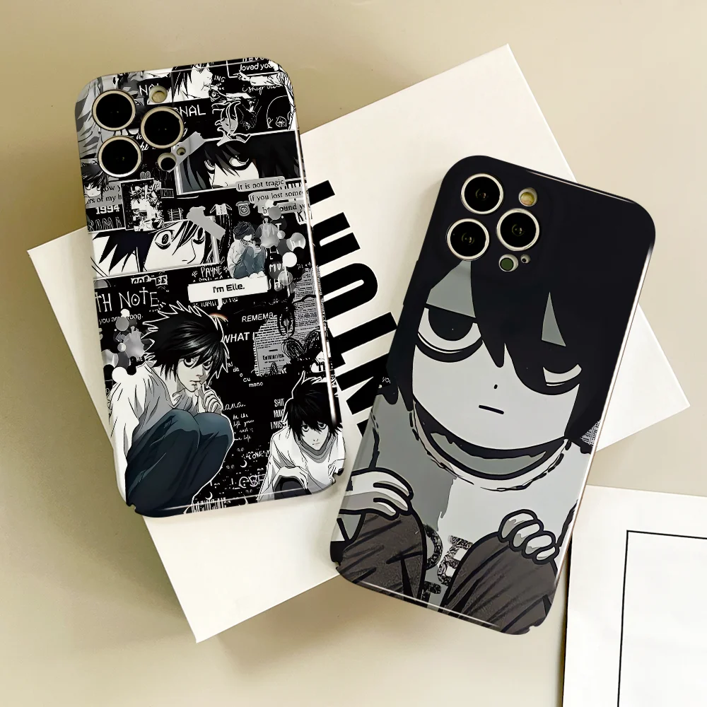 Anime Death Note Glossy HD Hard Cover Film Shell Phone Case