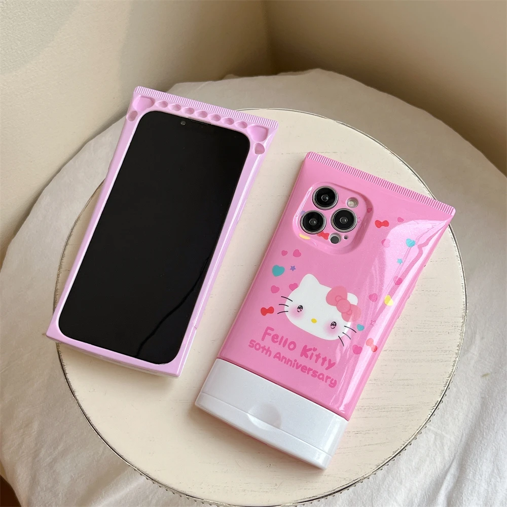 3D Stereoscopic Hello Kitty Cartoon Phone Case