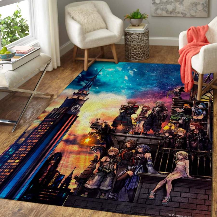 Kingdom Hearts Area Rug Gaming 19091605  Chussin | Home Decor Easily