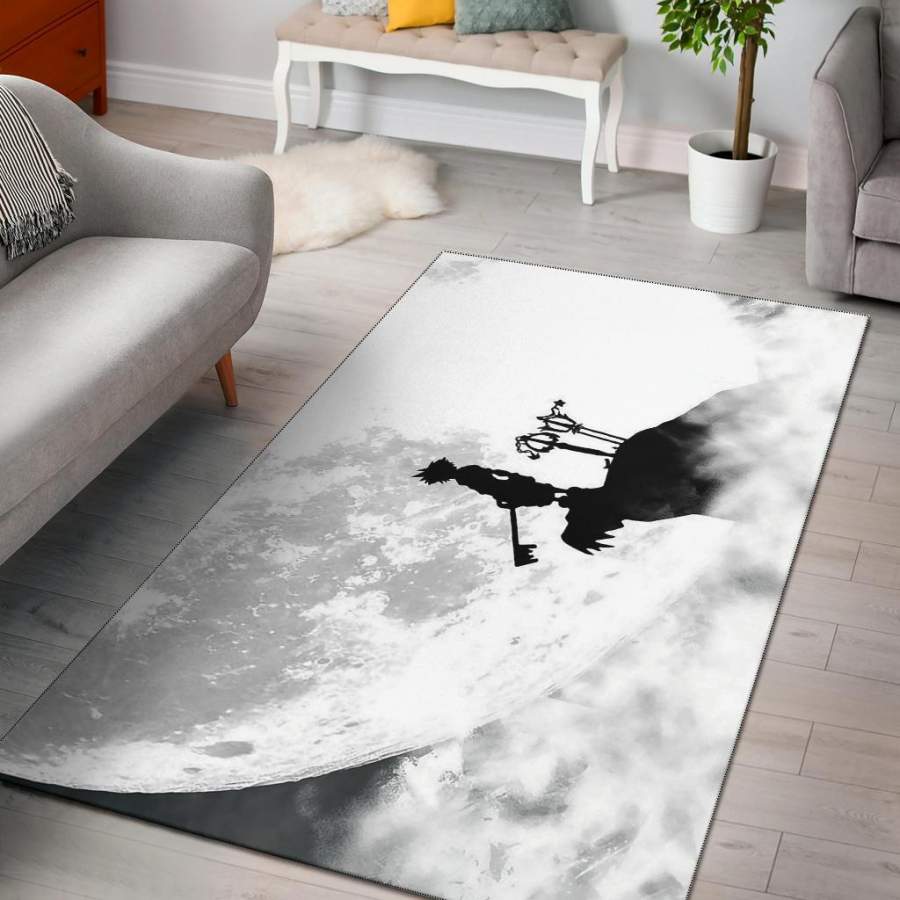 Kingdom Hearts Sora Moon Area Rug  Chussin | Home Decor Easily