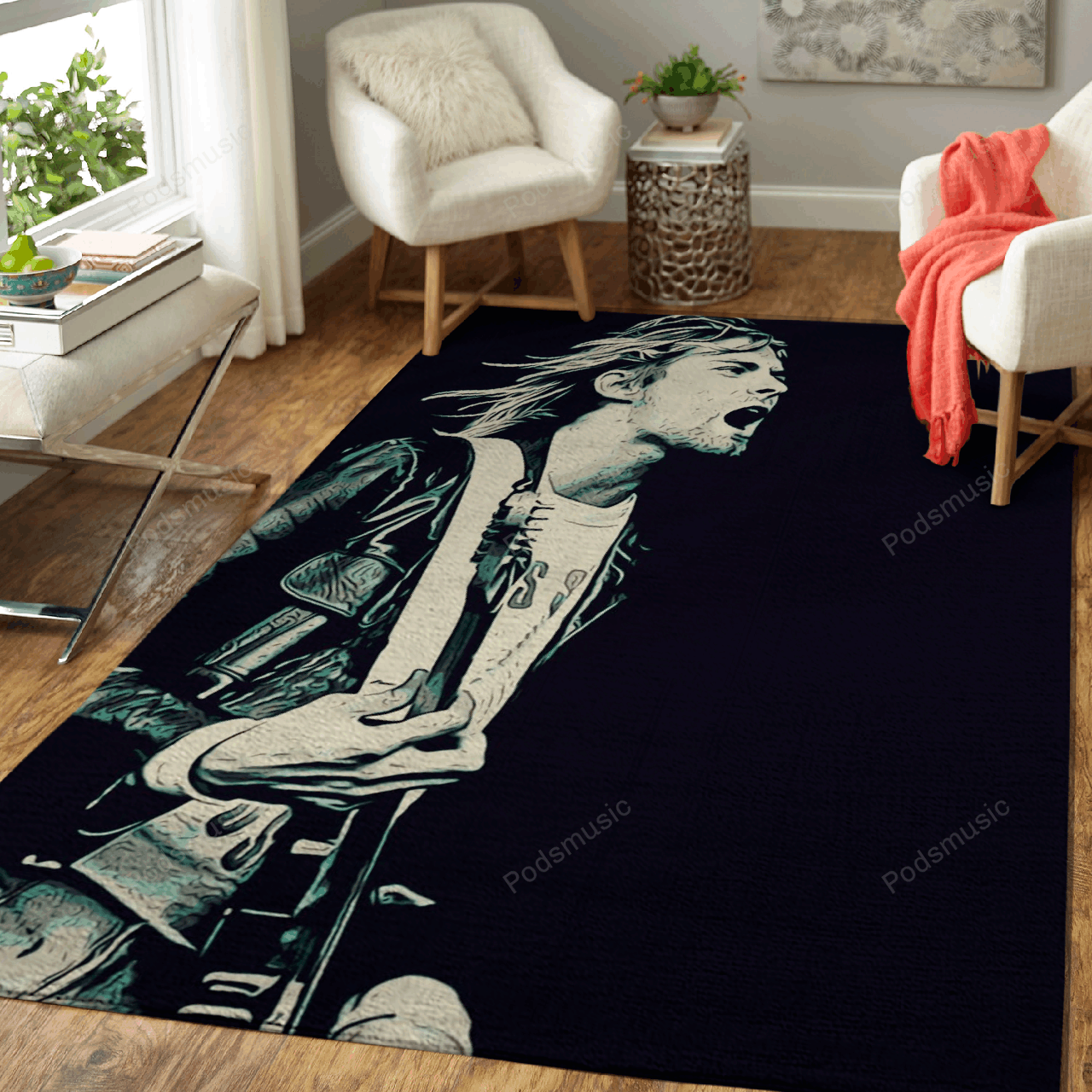 Kurt Cobain Art 3 Music Artist Art For Fans Area  Chussin | Home Decor Easily