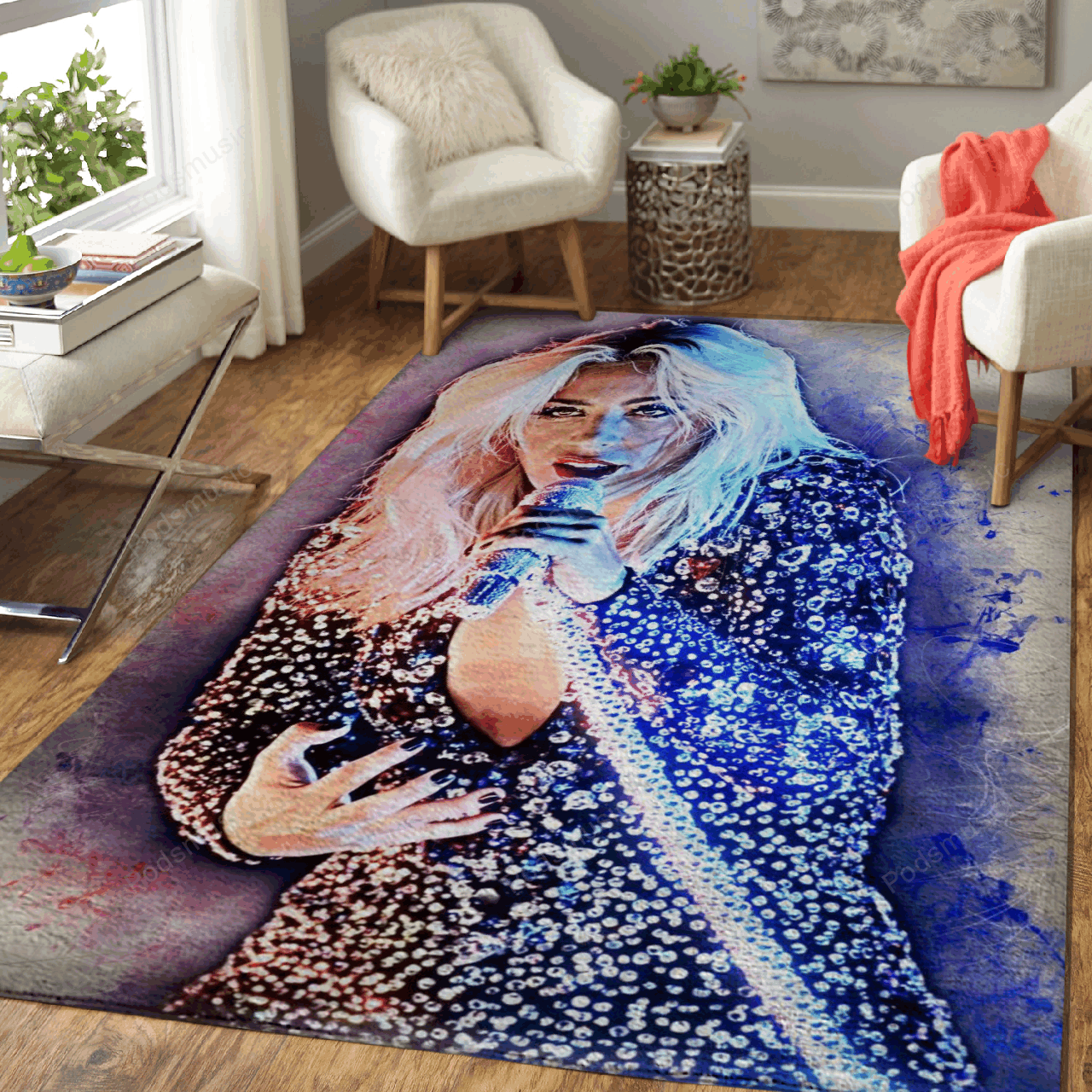Lady Gaga Pop Music Art For Fans Area  Chussin | Home Decor Easily