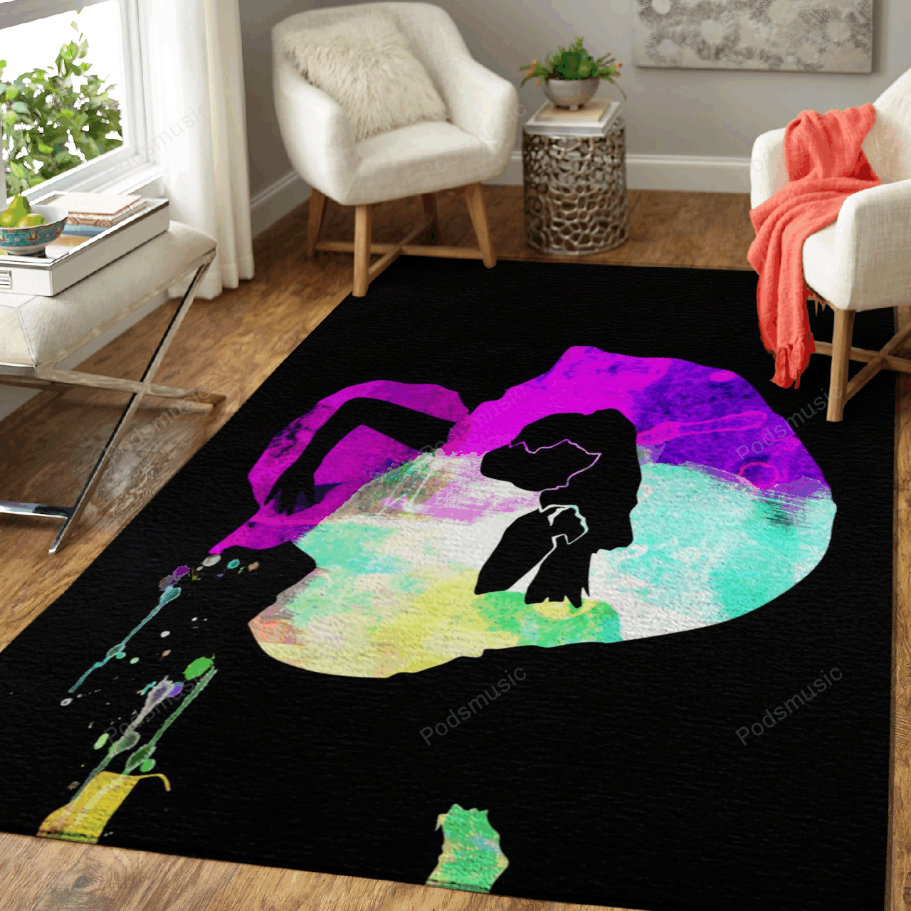 Lady Gaga Watercolor Music Legends On Stage Art For Fans Area  Chussin | Home Decor Easily