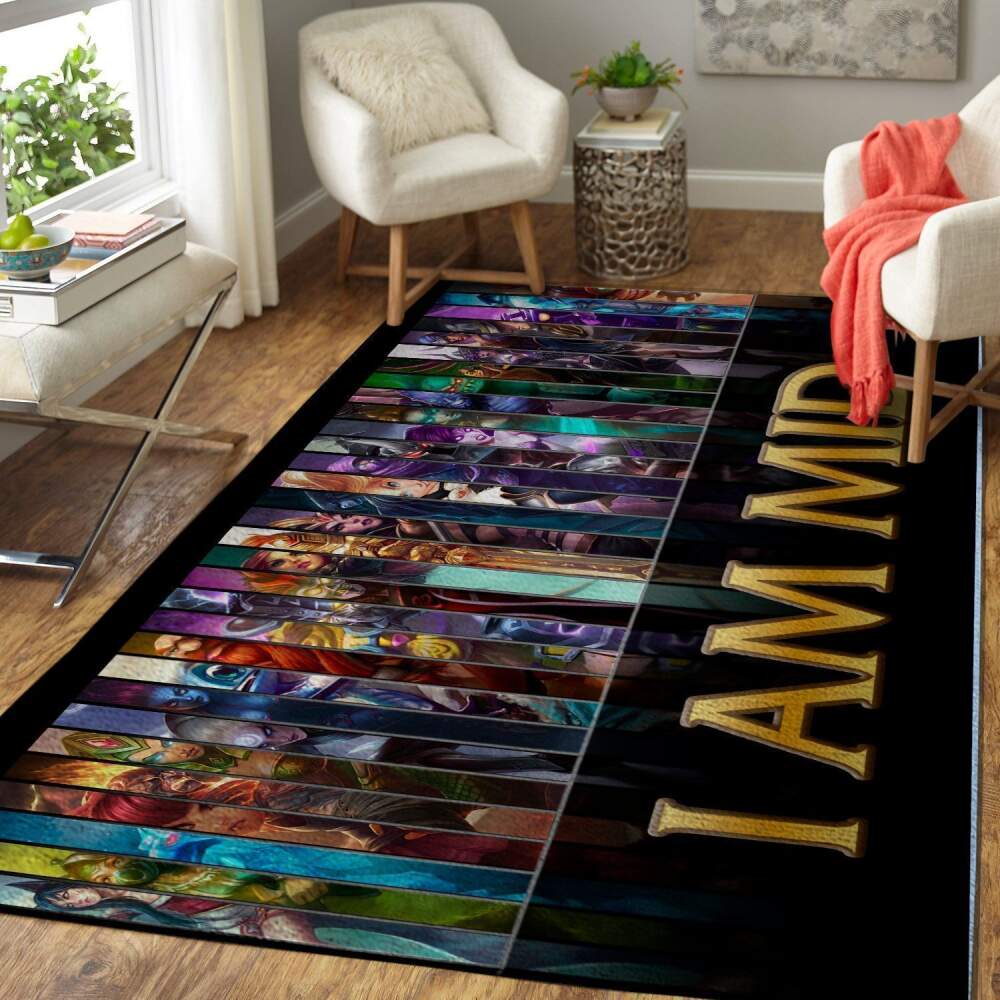 League Of Legends Lol Area Rug Gaming Gamer V1416  Chussin | Home Decor Easily