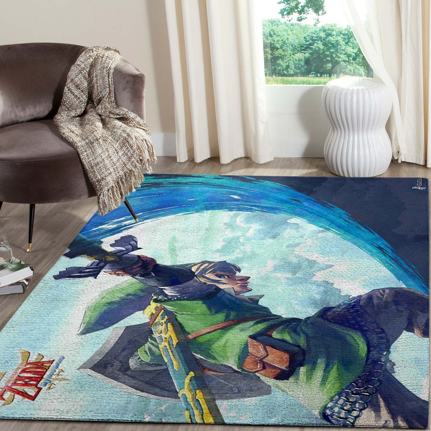 Legend Of Zelda Logo Gaming Area Rugs Fn181203  Chussin | Home Decor Easily