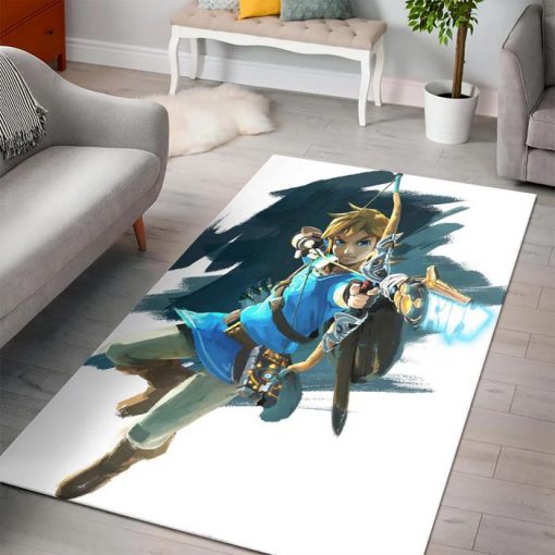Legend Zelda Breath Link Rug – Custom Size And Printing -  Chussin | Home Decor Easily