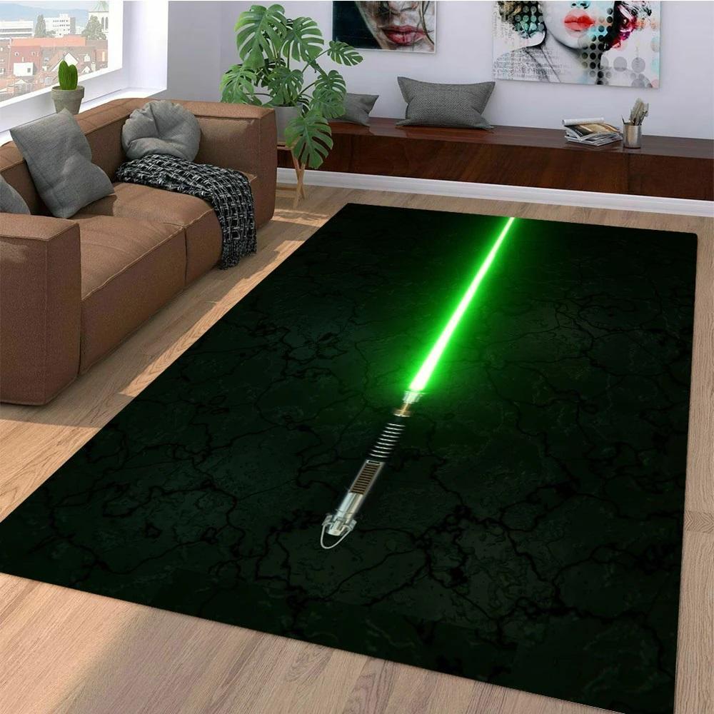 Light Saber Star Wars Area Rug -  Chussin | Home Decor Easily