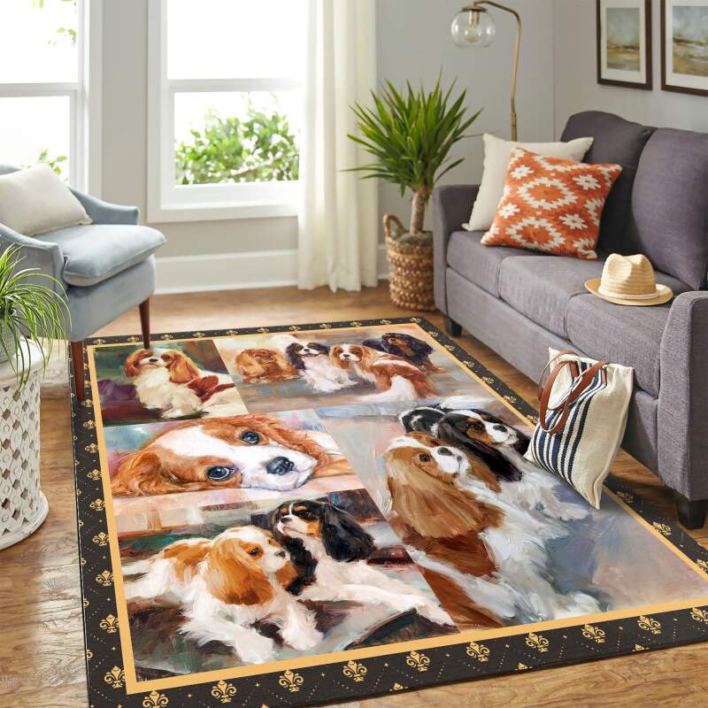 Limited Edition Quilt Blanket Cavalier King Charles Spaniel Dog Mk Carpet Area Rug 2BBDA8 -  Chussin | Home Decor Easily