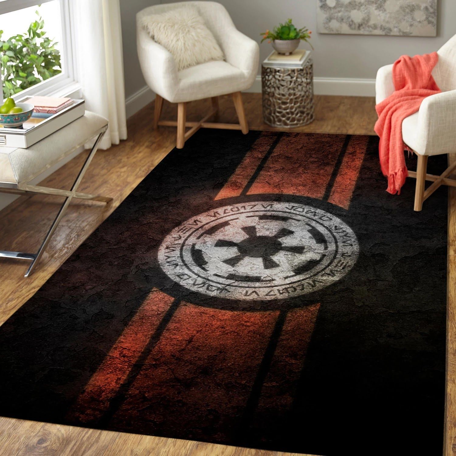 Logo Star Wars Empire Rug – Custom Size And Printing - Chussin | Home Decor Easily