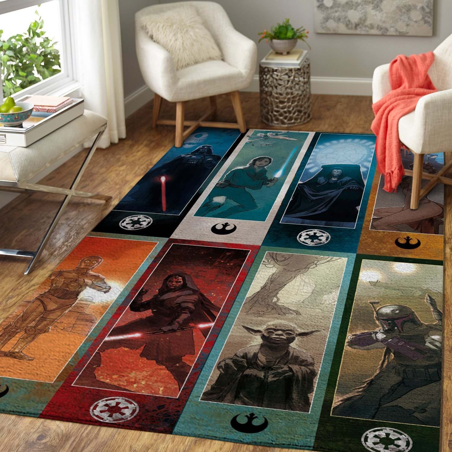 Logo Star Wars SuperHero Rug – Custom Size And Printing -  Chussin | Home Decor Easily