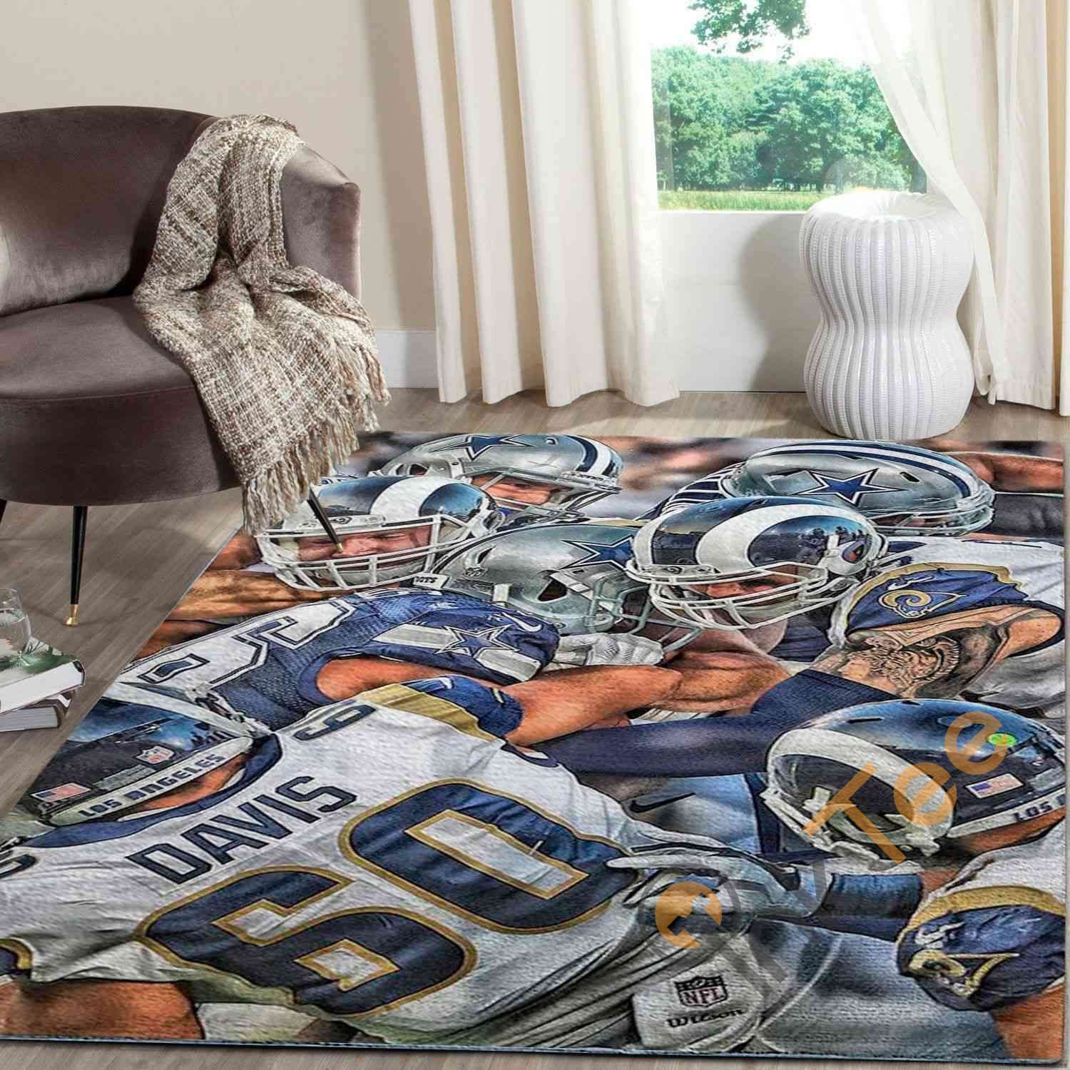 Los Angeles Rams Team Area Rug -  Chussin | Home Decor Easily