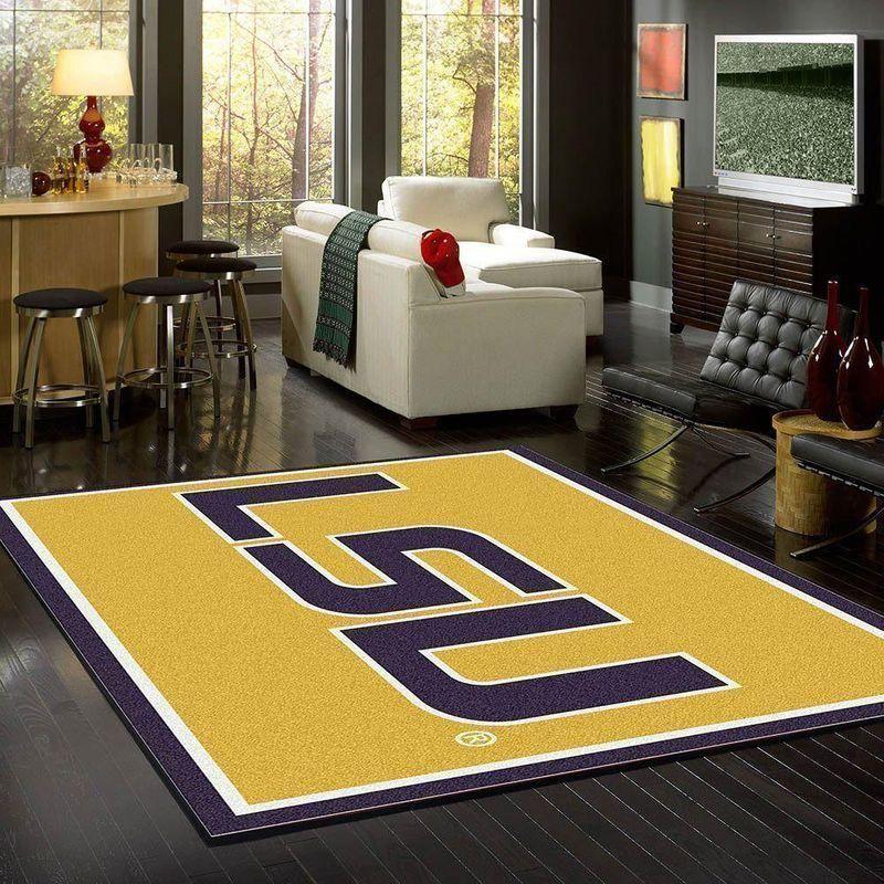 Lsu Tigers Area Rug Football Team Logo V6678 | Home Decor Easily