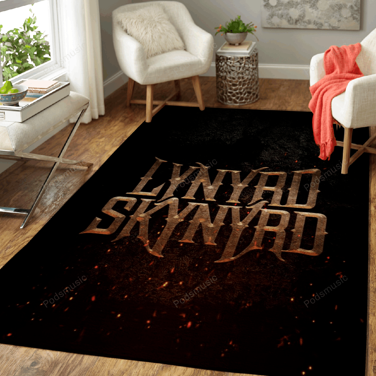 Lynyrd Skynyrd Music Symbols Art For Fans Area Chussin | Home Decor Easily