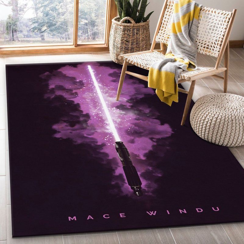 Mace Windu Star Wars Movie Rug Star Wars Lightsabers Area Rug And Chussin | Home Decor Easily