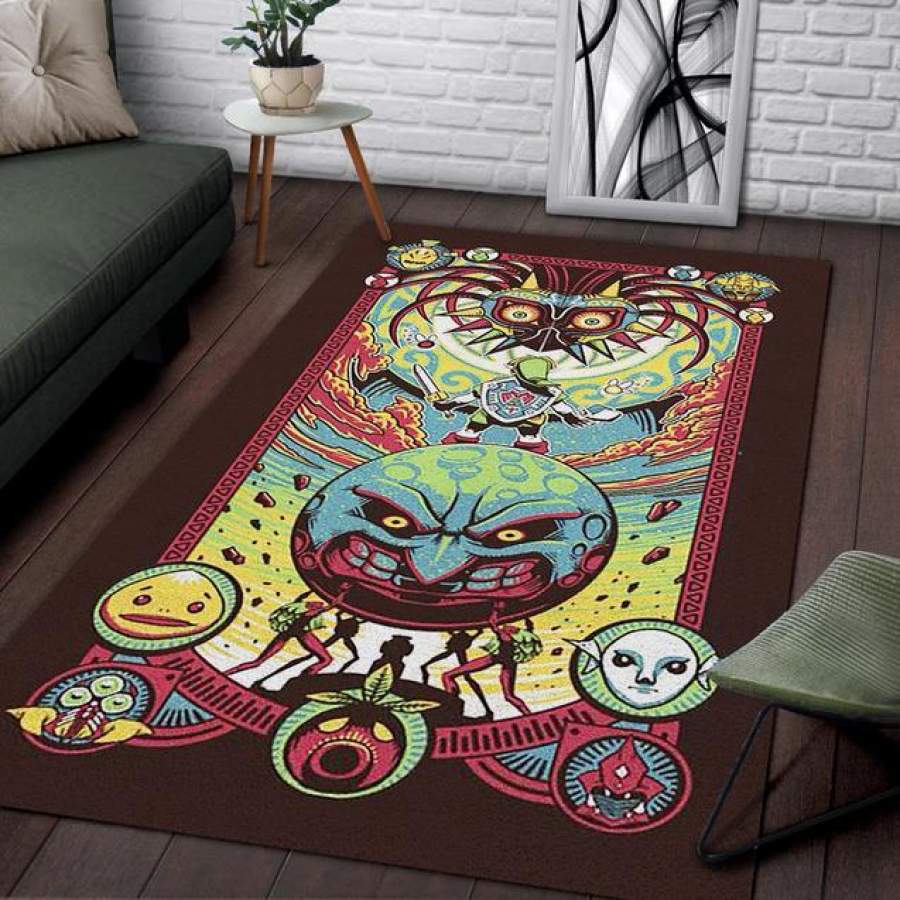 Majora Mask Area Rug Bedroom Chussin | Home Decor Easily