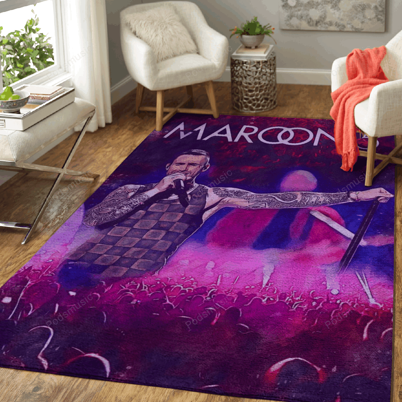 Maroon 5 Music Art For Fans Area  Chussin | Home Decor Easily