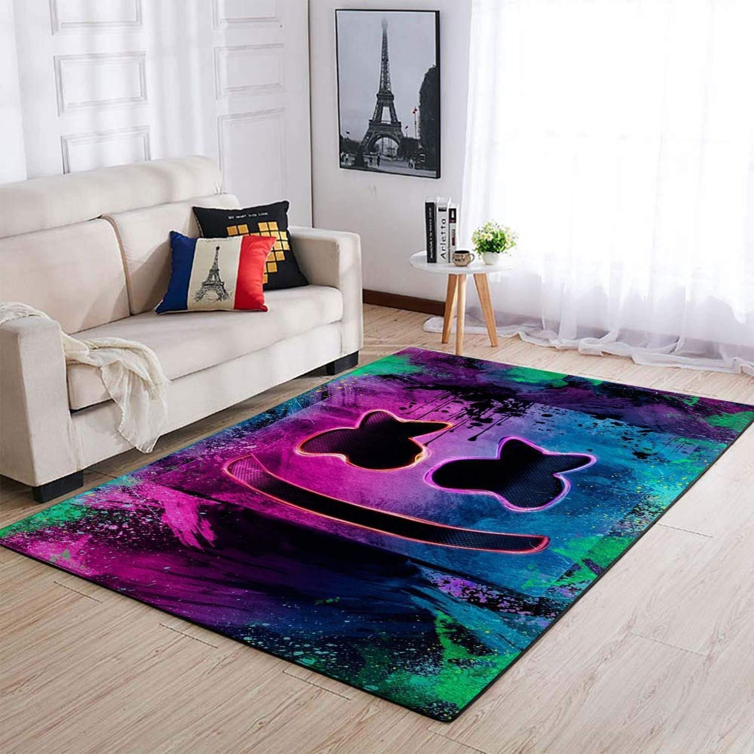 Marshmello Area Rug Music beautyus Area Chussin | Home Decor Easily