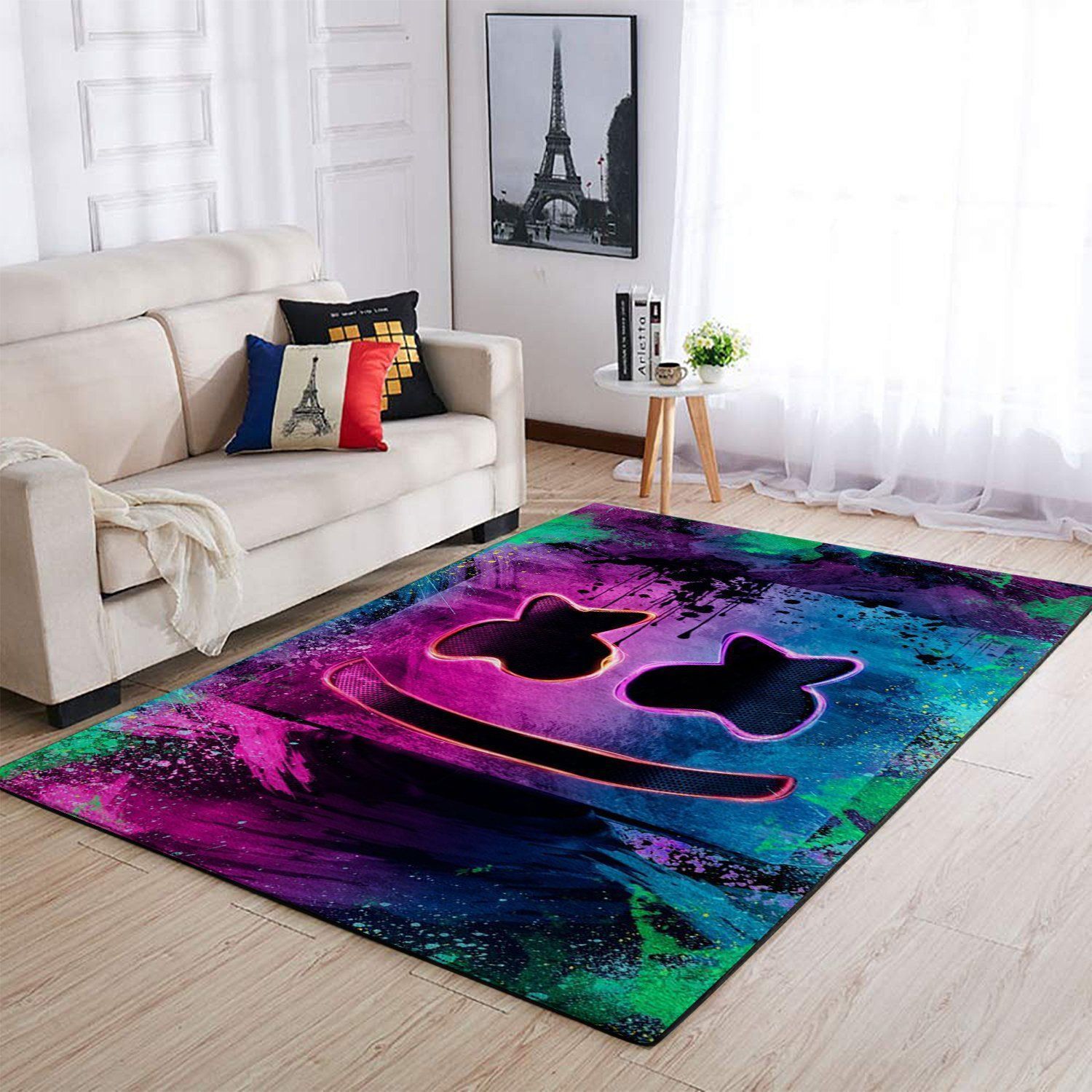 Marshmello Area Rug Music Ofd 190926 Area  Chussin | Home Decor Easily