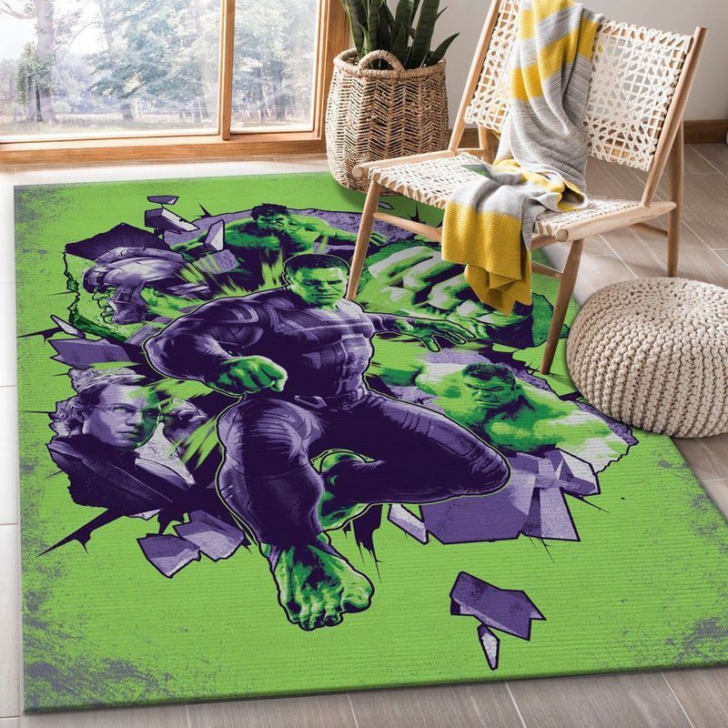 Marvel Mcu Avengers Incredible Hulk Bruce Banner Area Rug And  Chussin | Home Decor Easily