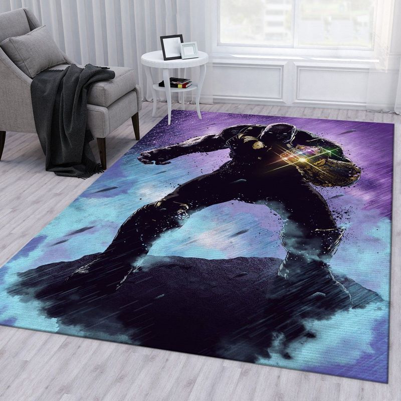 Marvel Mcu Avengers Thanos 2 Area Rug And  Chussin | Home Decor Easily