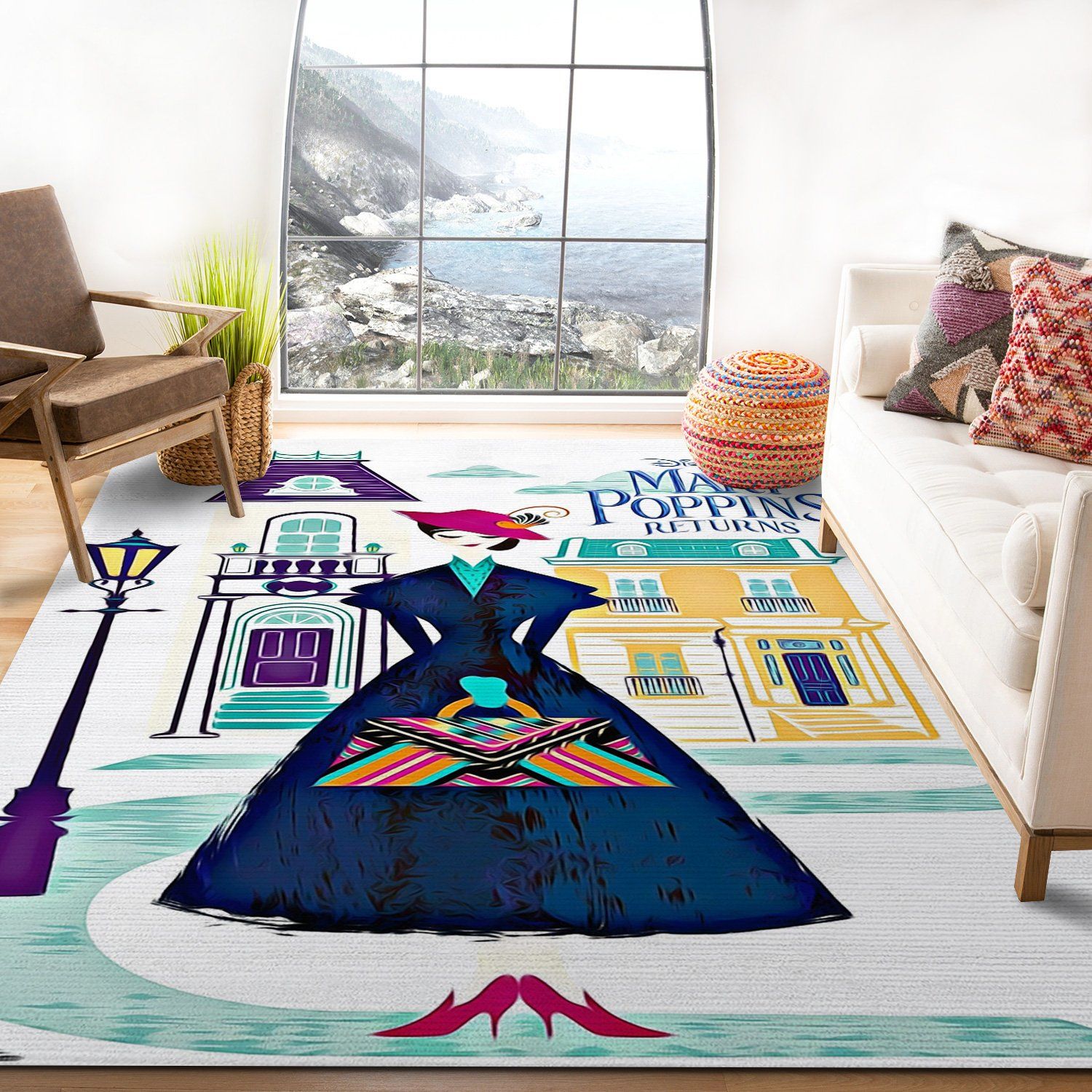 Mary Poppins Returns Rug – Custom Size And Printing -  Chussin | Home Decor Easily
