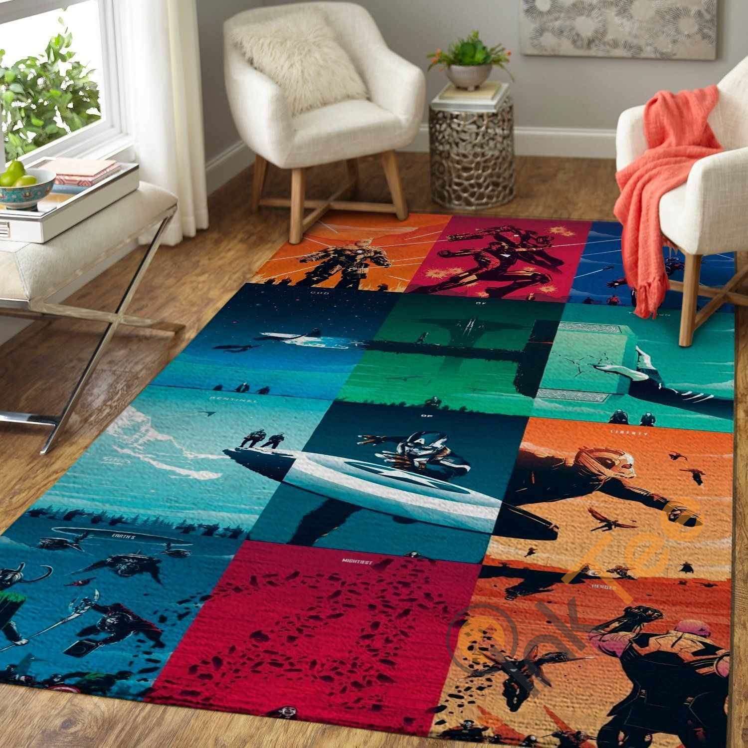 Mavel avengers Area Rug - Chussin | Home Decor Easily