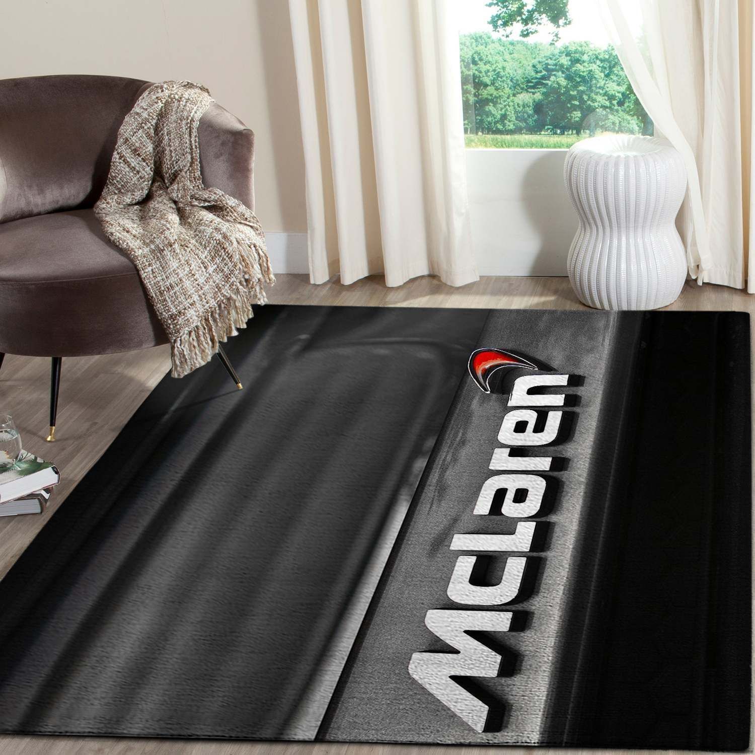 Mclaren Logo Supercars Area Rugs Fn161206 | Home Decor Easily