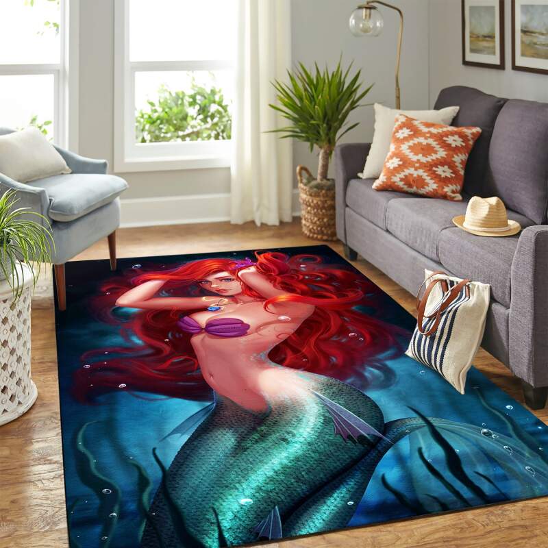 Mermaid Carpet Floor Area Rug -  Chussin | Home Decor Easily