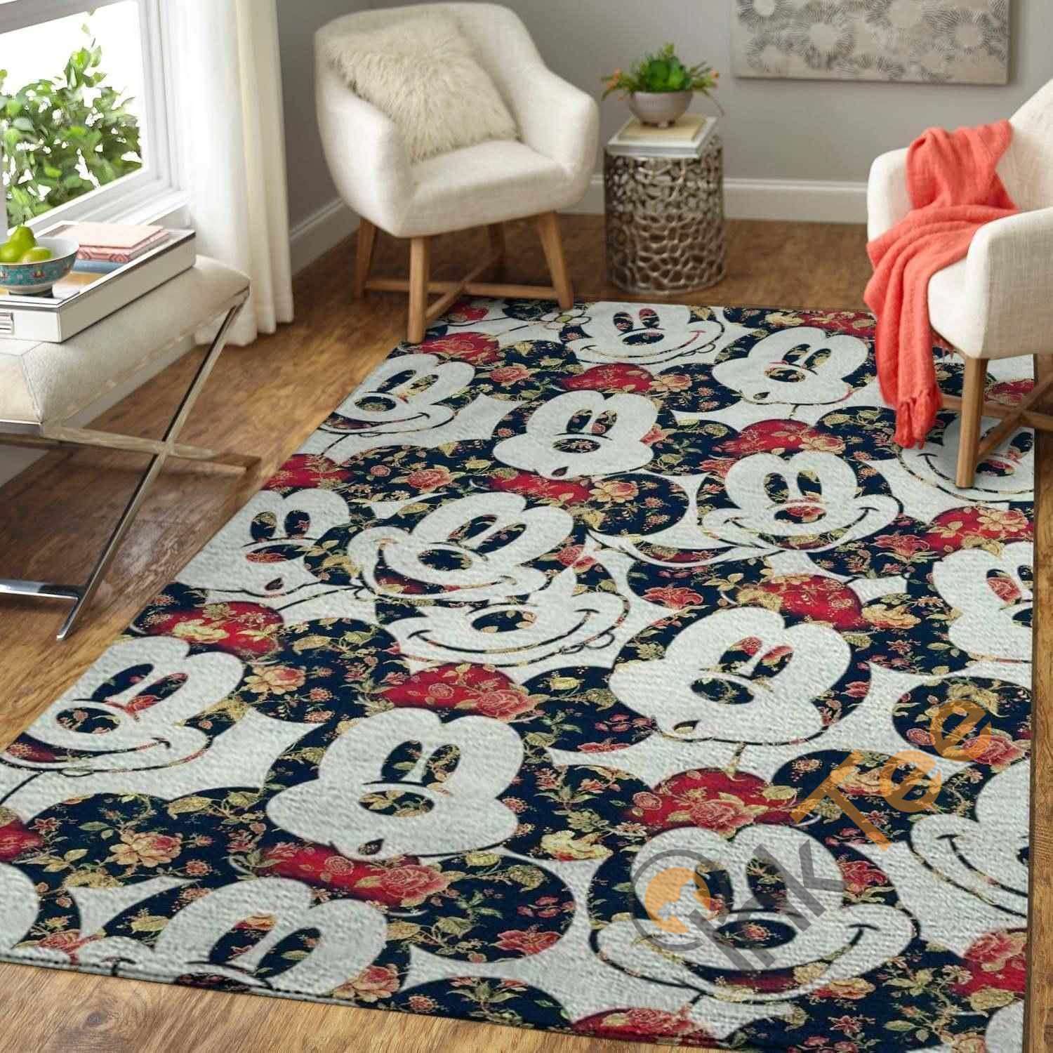 Mickey Mouse Area Rug -  Chussin | Home Decor Easily