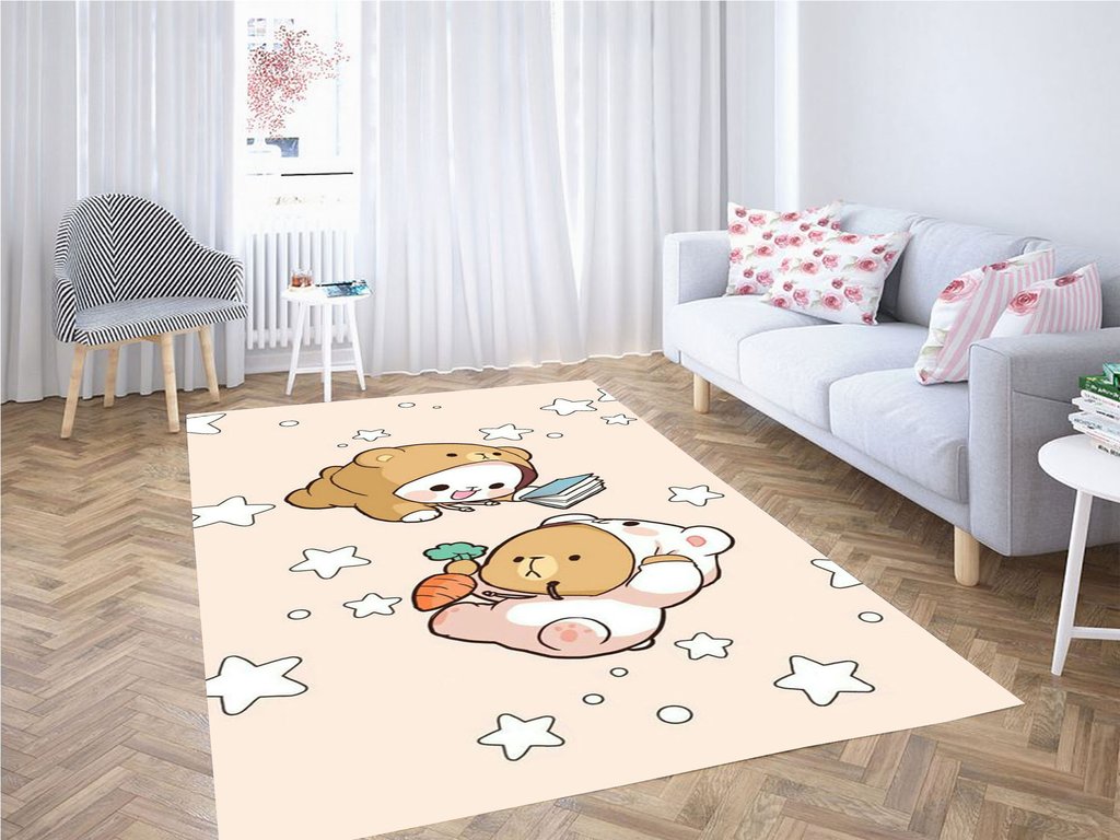 Milk And Mocha Bears Living Room Modern Carpet Rug -  Chussin | Home Decor Easily