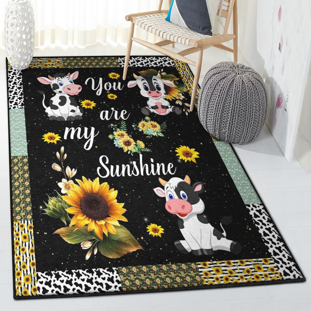 Milk Cow Dining Room Rug, Cows Rug  Chussin | Home Decor Easily