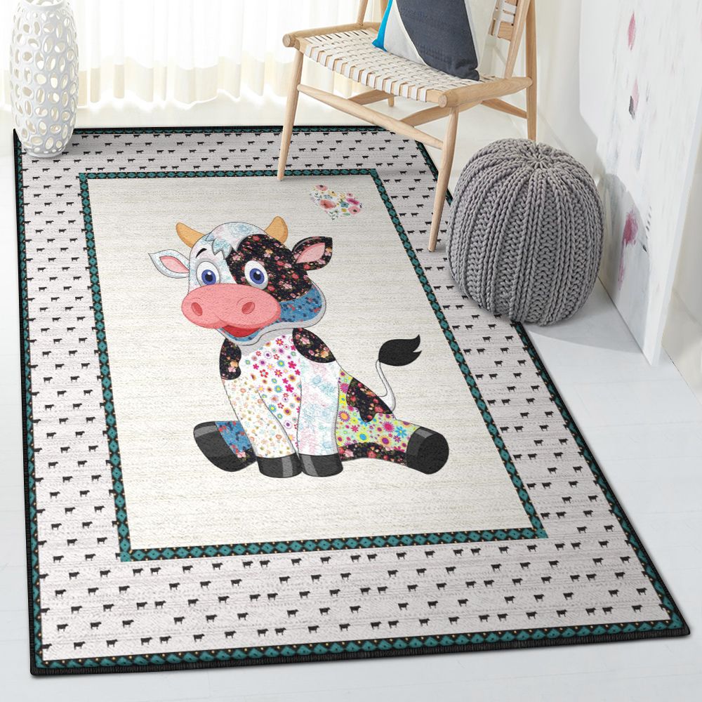 Milk Cow Modern Area Rugs, Cow Rug  Chussin | Home Decor Easily