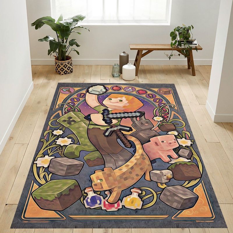 Minecraft Alex Nouveau Area Rug  Chussin | Home Decor Easily