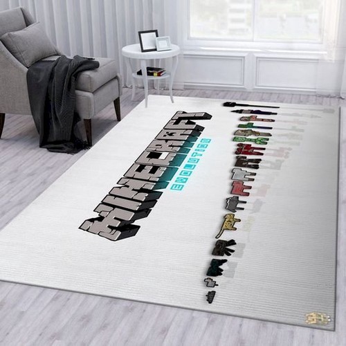 Minecraft Rug Christmas Gift Us Area Rug  Chussin | Home Decor Easily