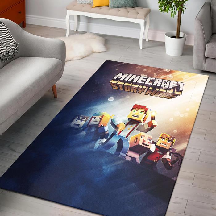 Minecraft Story Mode Rug – Custom Size And Printing -  Chussin | Home Decor Easily
