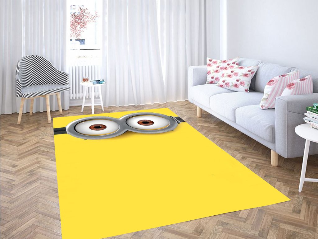 Minions Eyes Living Room Modern Carpet Rug -  Chussin | Home Decor Easily