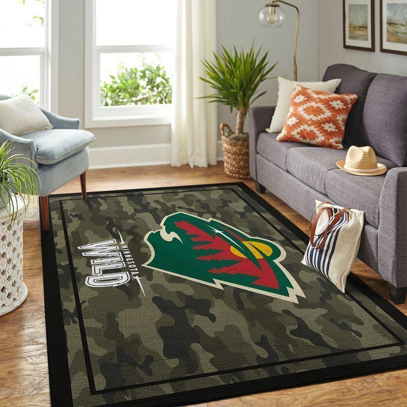Minnesota Wild Area Rugs Nhl Hockey Team Logo 20030475  Chussin | Home Decor Easily