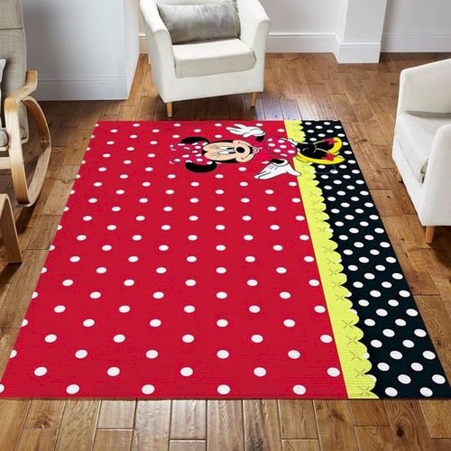 Minnie Mouse Ver11 Movie Area Rug Bedroom Rug Christmas Gift Us Chussin | Home Decor Easily