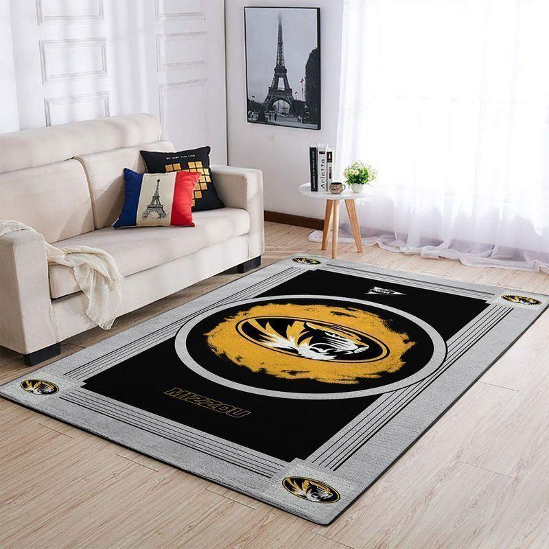 Missouri Tigers Area Rugs Ncaa Team Logo 20030344 Chussin | Home Decor Easily