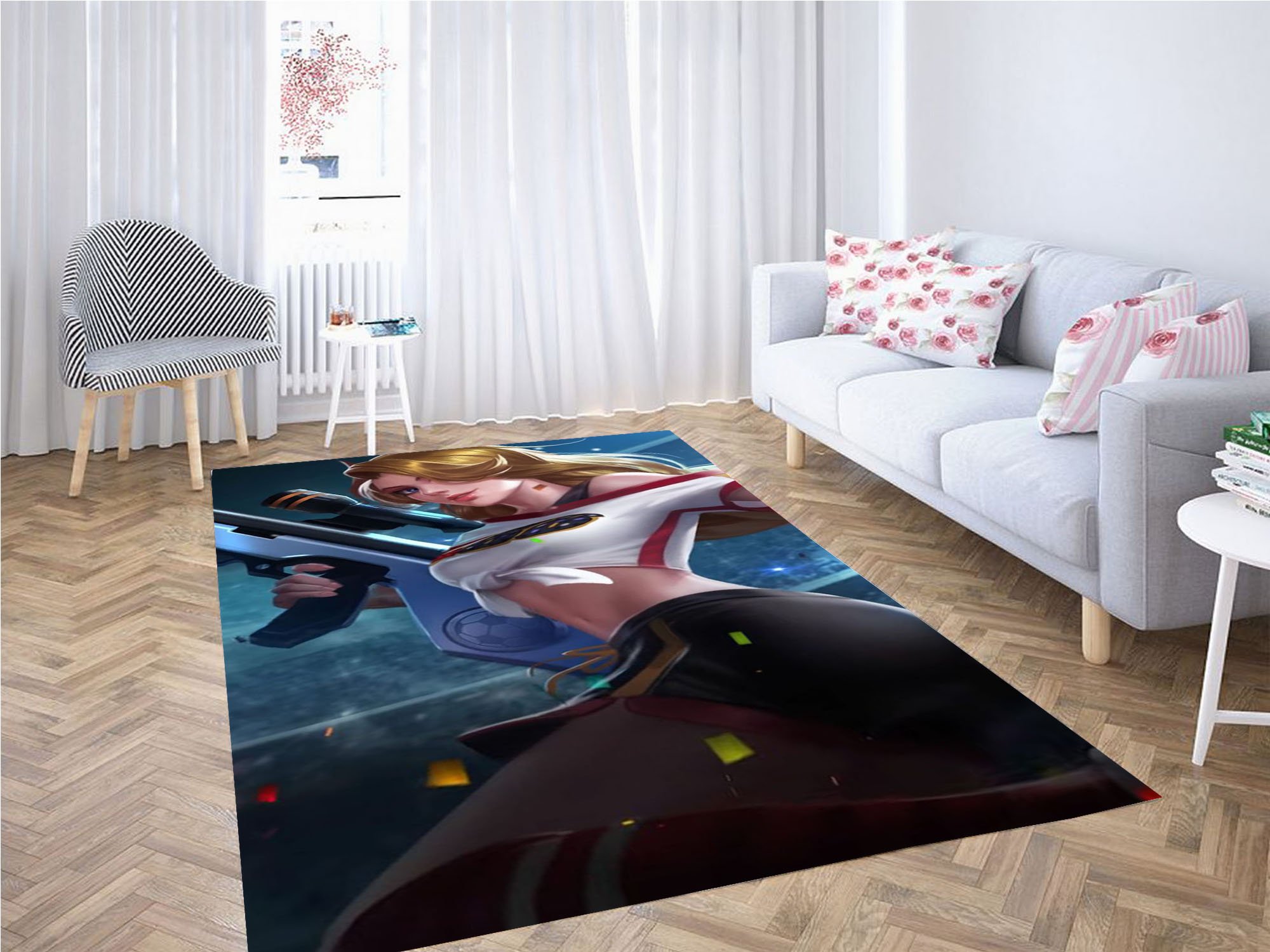 Mobile Legends Lesley Wallpaper Carpet Rug -  Chussin | Home Decor Easily